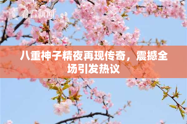 八重神子精夜再现传奇，震撼全场引发热议