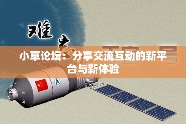 小草论坛：分享交流互动的新平台与新体验