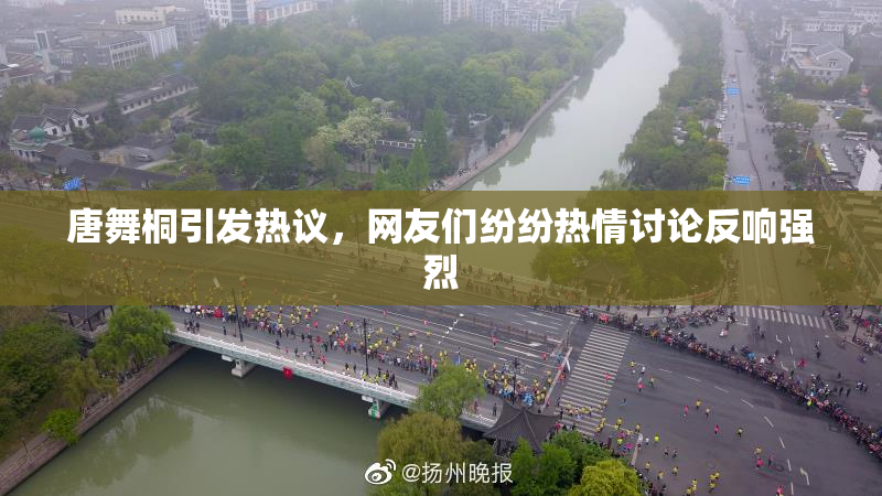 唐舞桐引发热议，网友们纷纷热情讨论反响强烈
