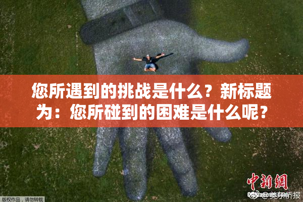 您所遇到的挑战是什么？新标题为：您所碰到的困难是什么呢？