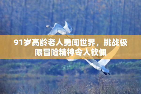 91岁高龄老人勇闯世界，挑战极限冒险精神令人钦佩