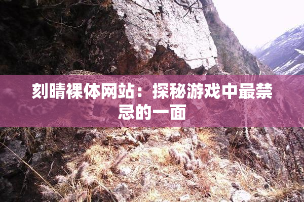 刻晴裸体网站：探秘游戏中最禁忌的一面