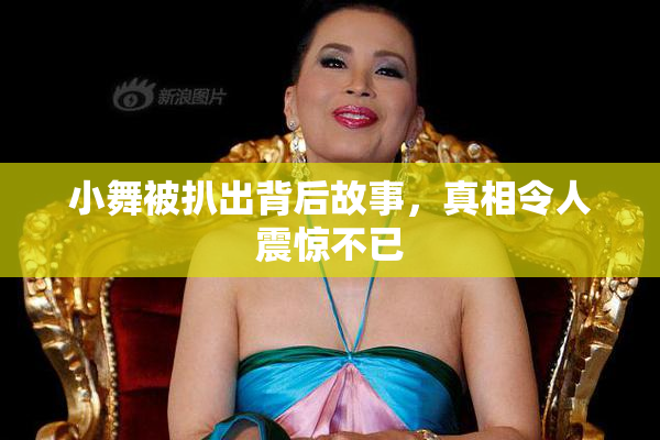 小舞被扒出背后故事，真相令人震惊不已