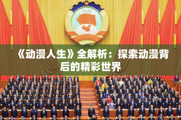 《动漫人生》全解析：探索动漫背后的精彩世界