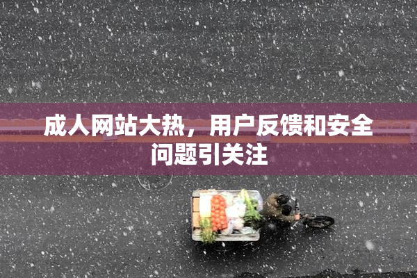成人网站大热，用户反馈和安全问题引关注