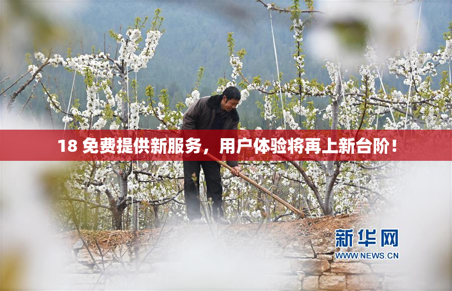18 免费提供新服务，用户体验将再上新台阶！