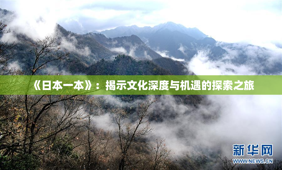 《日本一本》：揭示文化深度与机遇的探索之旅