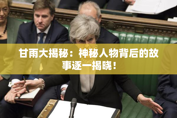 甘雨大揭秘：神秘人物背后的故事逐一揭晓！
