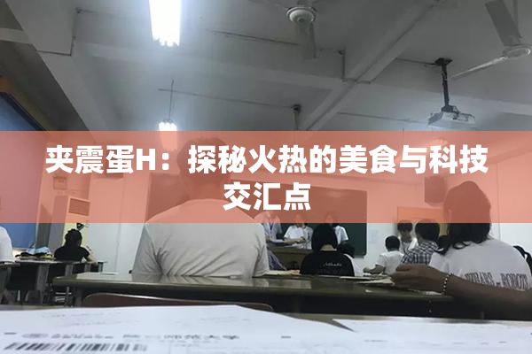 夹震蛋H：探秘火热的美食与科技交汇点
