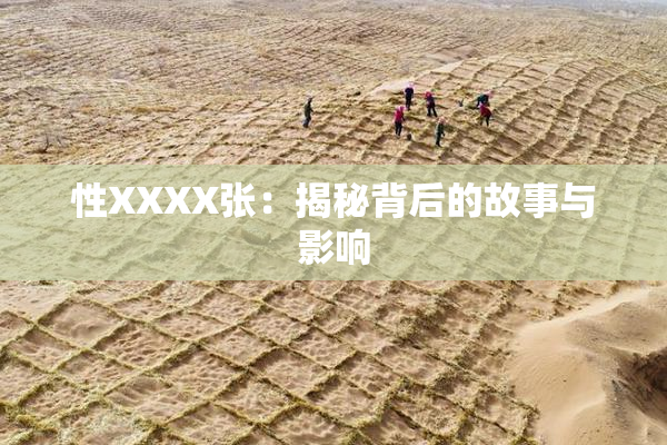 性XXXX张：揭秘背后的故事与影响