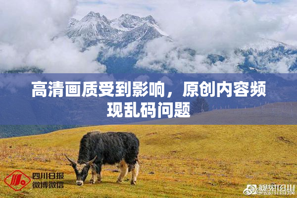 高清画质受到影响，原创内容频现乱码问题