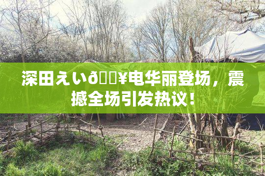 深田えい🔥电华丽登场，震撼全场引发热议！