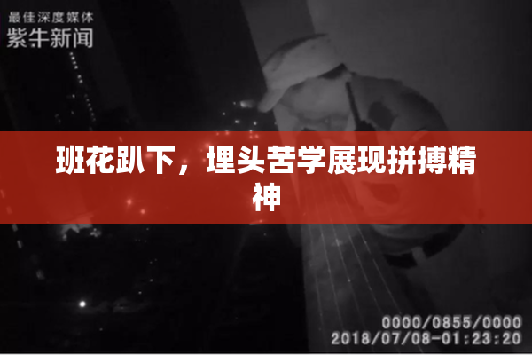 班花趴下，埋头苦学展现拼搏精神