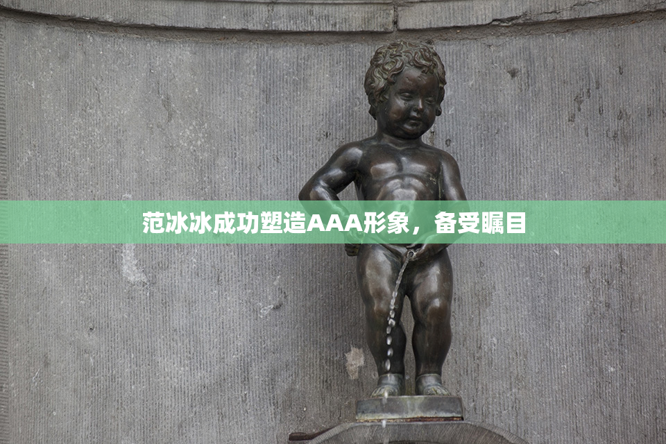 范冰冰成功塑造AAA形象，备受瞩目