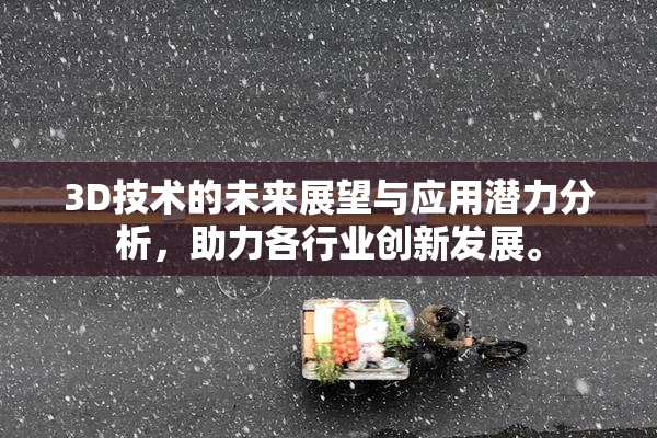 3D技术的未来展望与应用潜力分析，助力各行业创新发展。