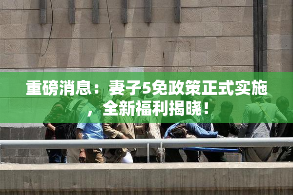 重磅消息：妻子5免政策正式实施，全新福利揭晓！
