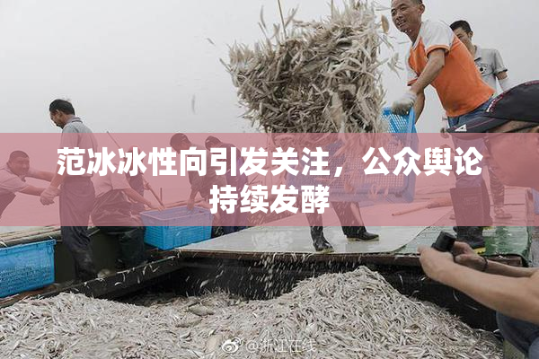 范冰冰性向引发关注，公众舆论持续发酵