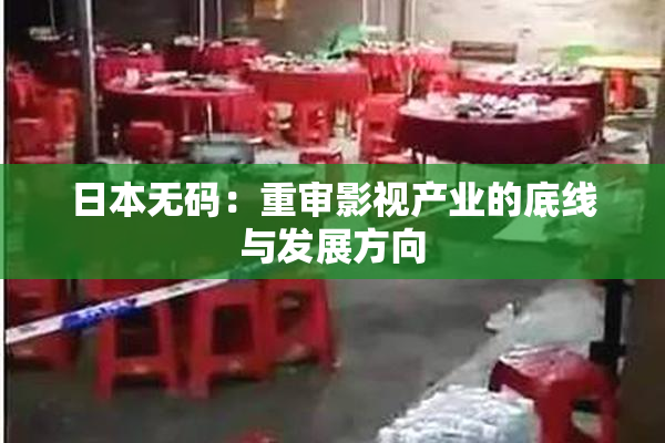 日本无码：重审影视产业的底线与发展方向