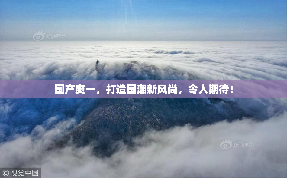 国产爽一，打造国潮新风尚，令人期待！