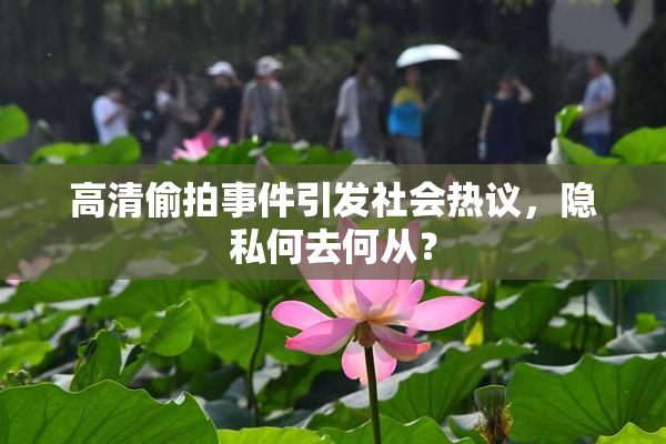高清偷拍事件引发社会热议，隐私何去何从？