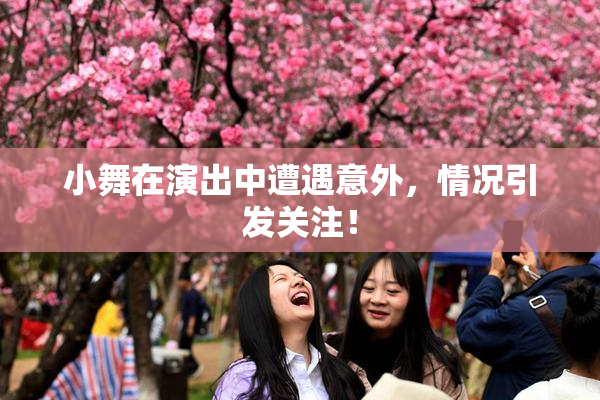小舞在演出中遭遇意外，情况引发关注！