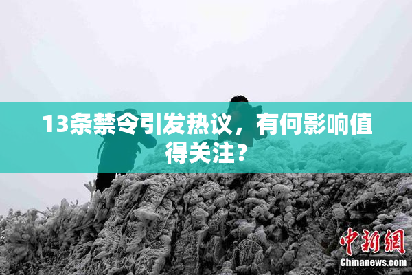 13条禁令引发热议，有何影响值得关注？