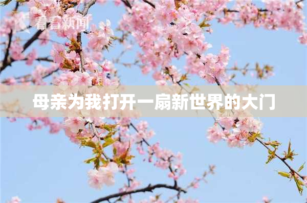 母亲为我打开一扇新世界的大门