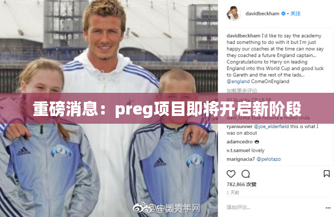 重磅消息：preg项目即将开启新阶段