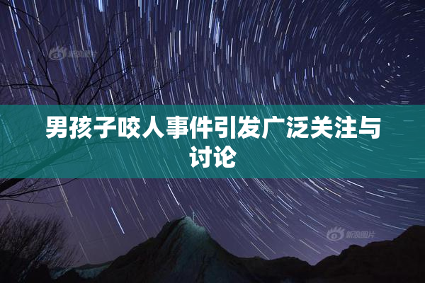 男孩子咬人事件引发广泛关注与讨论