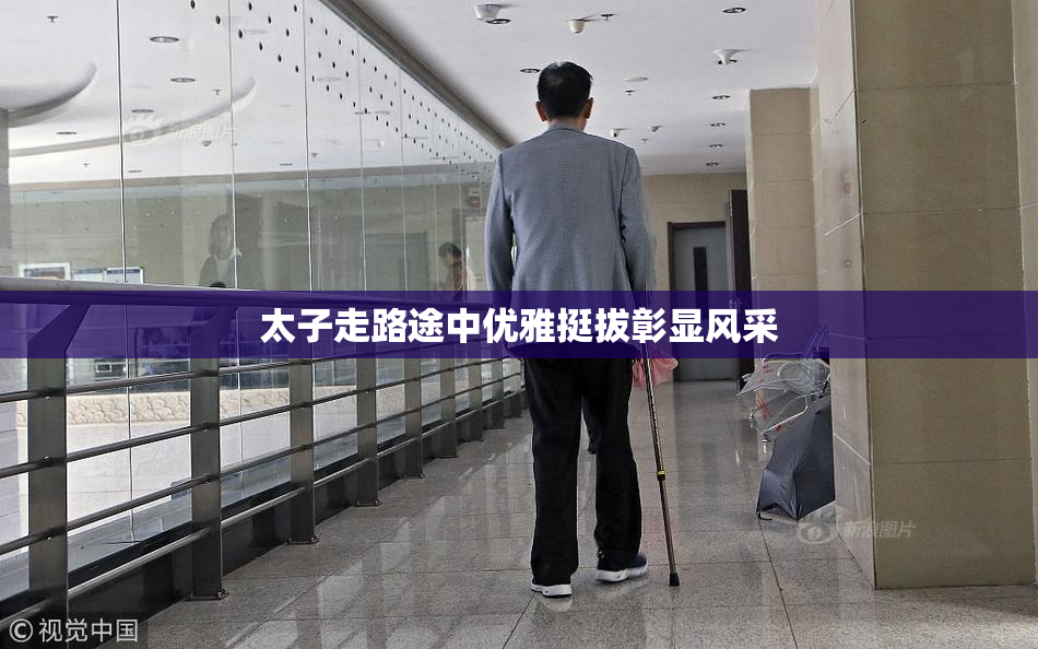 太子走路途中优雅挺拔彰显风采