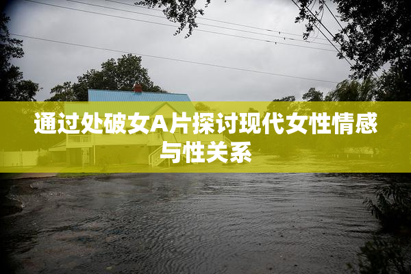通过处破女A片探讨现代女性情感与性关系