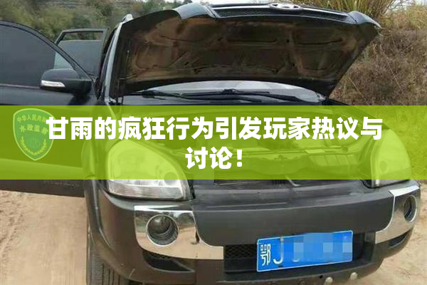 甘雨的疯狂行为引发玩家热议与讨论！