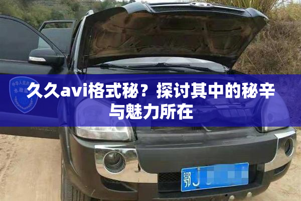 久久avi格式秘？探讨其中的秘辛与魅力所在