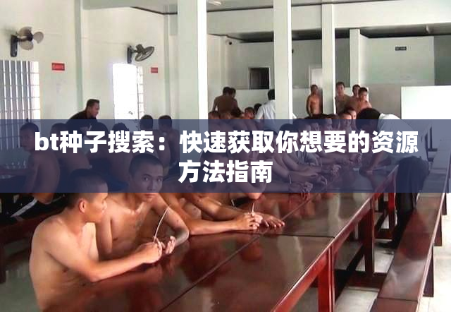 bt种子搜索：快速获取你想要的资源方法指南