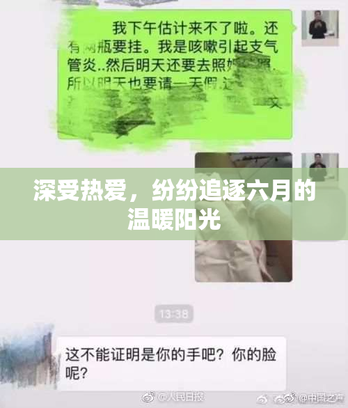 深受热爱，纷纷追逐六月的温暖阳光