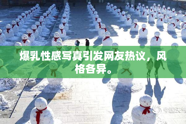 爆乳性感写真引发网友热议，风格各异。