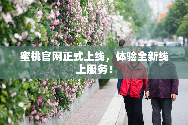 蜜桃官网正式上线，体验全新线上服务！