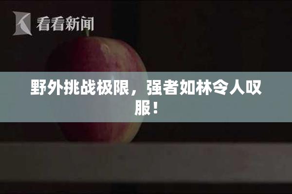 野外挑战极限，强者如林令人叹服！