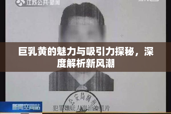 巨乳黄的魅力与吸引力探秘，深度解析新风潮