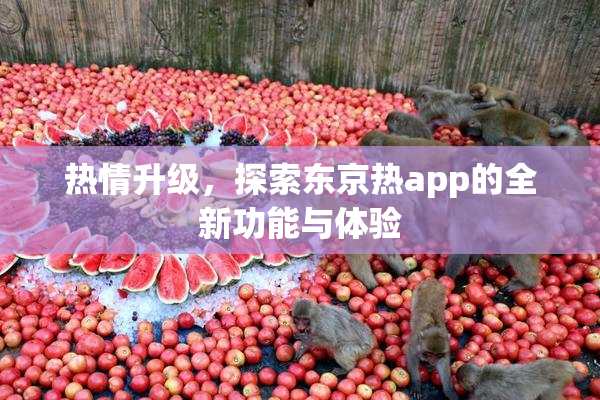 热情升级，探索东京热app的全新功能与体验