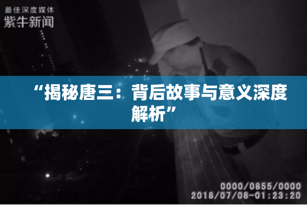 “揭秘唐三：背后故事与意义深度解析”