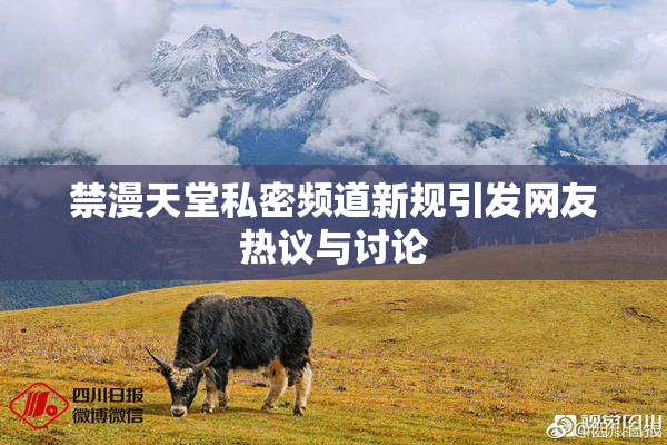 禁漫天堂私密频道新规引发网友热议与讨论
