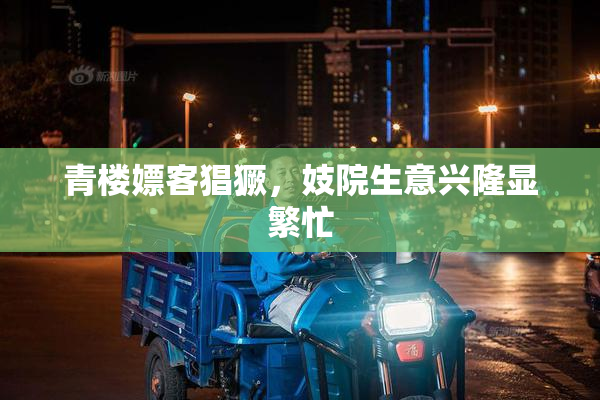 青楼嫖客猖獗，妓院生意兴隆显繁忙