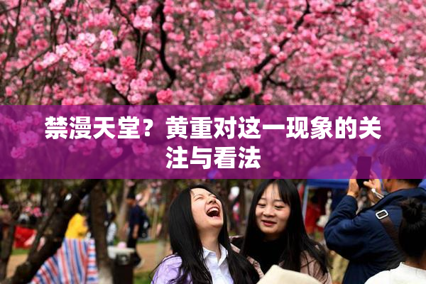 禁漫天堂？黄重对这一现象的关注与看法