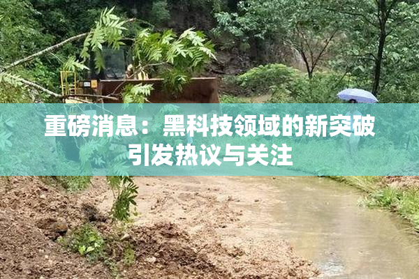 重磅消息：黑科技领域的新突破引发热议与关注