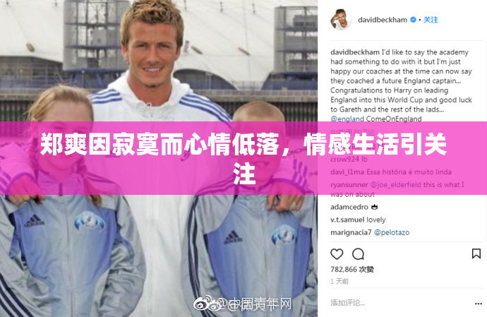 郑爽因寂寞而心情低落，情感生活引关注