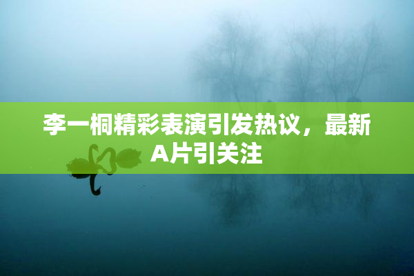 李一桐精彩表演引发热议，最新A片引关注