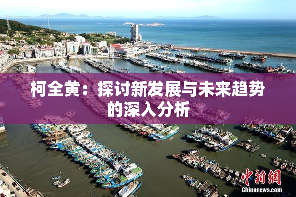 柯全黄：探讨新发展与未来趋势的深入分析
