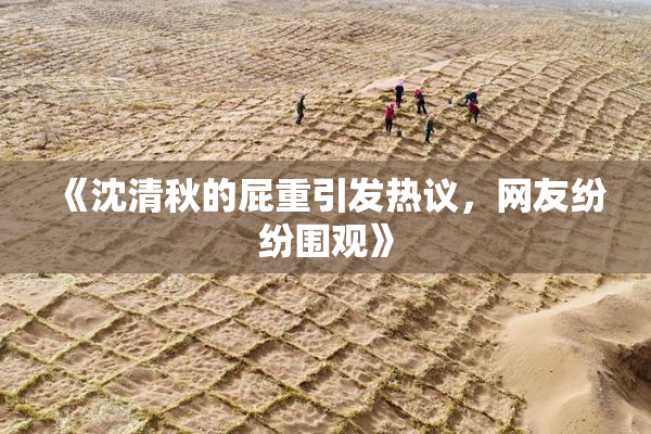 《沈清秋的屁重引发热议，网友纷纷围观》