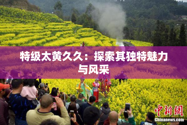 特级太黄久久：探索其独特魅力与风采